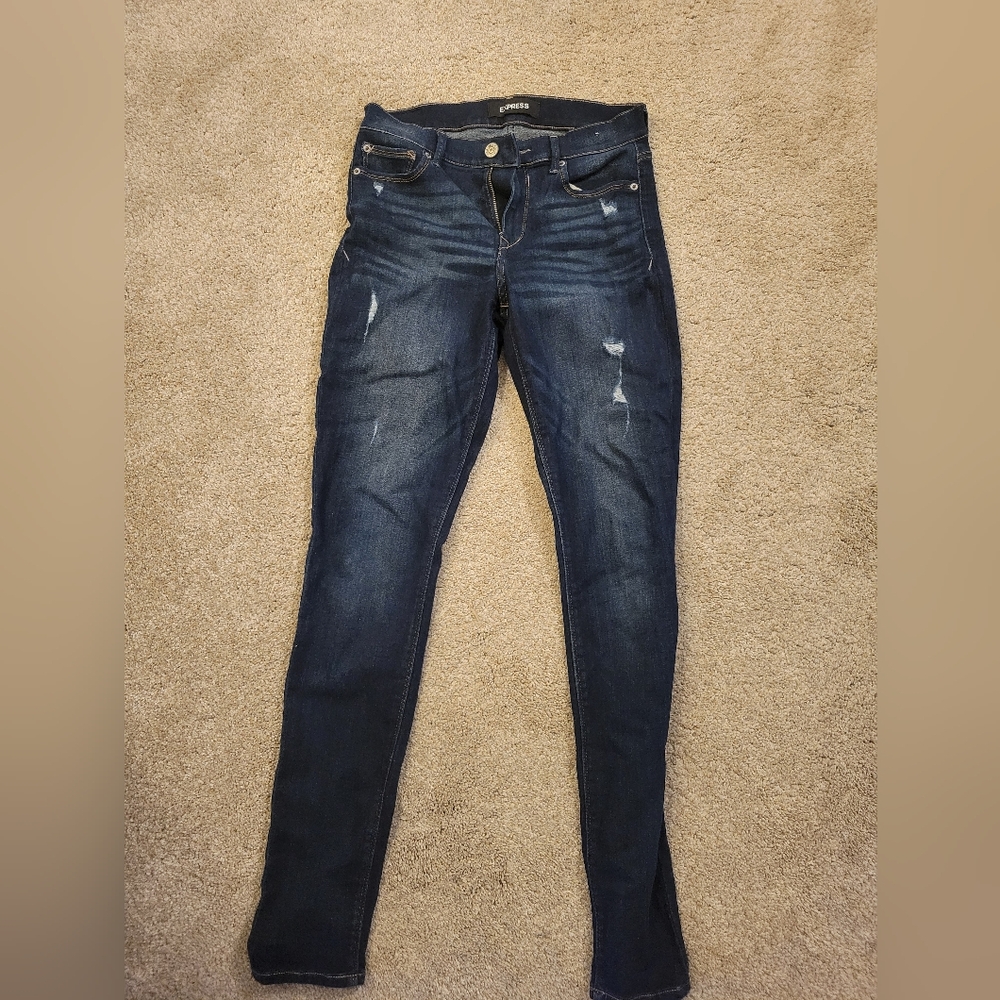 Dark blue express jean